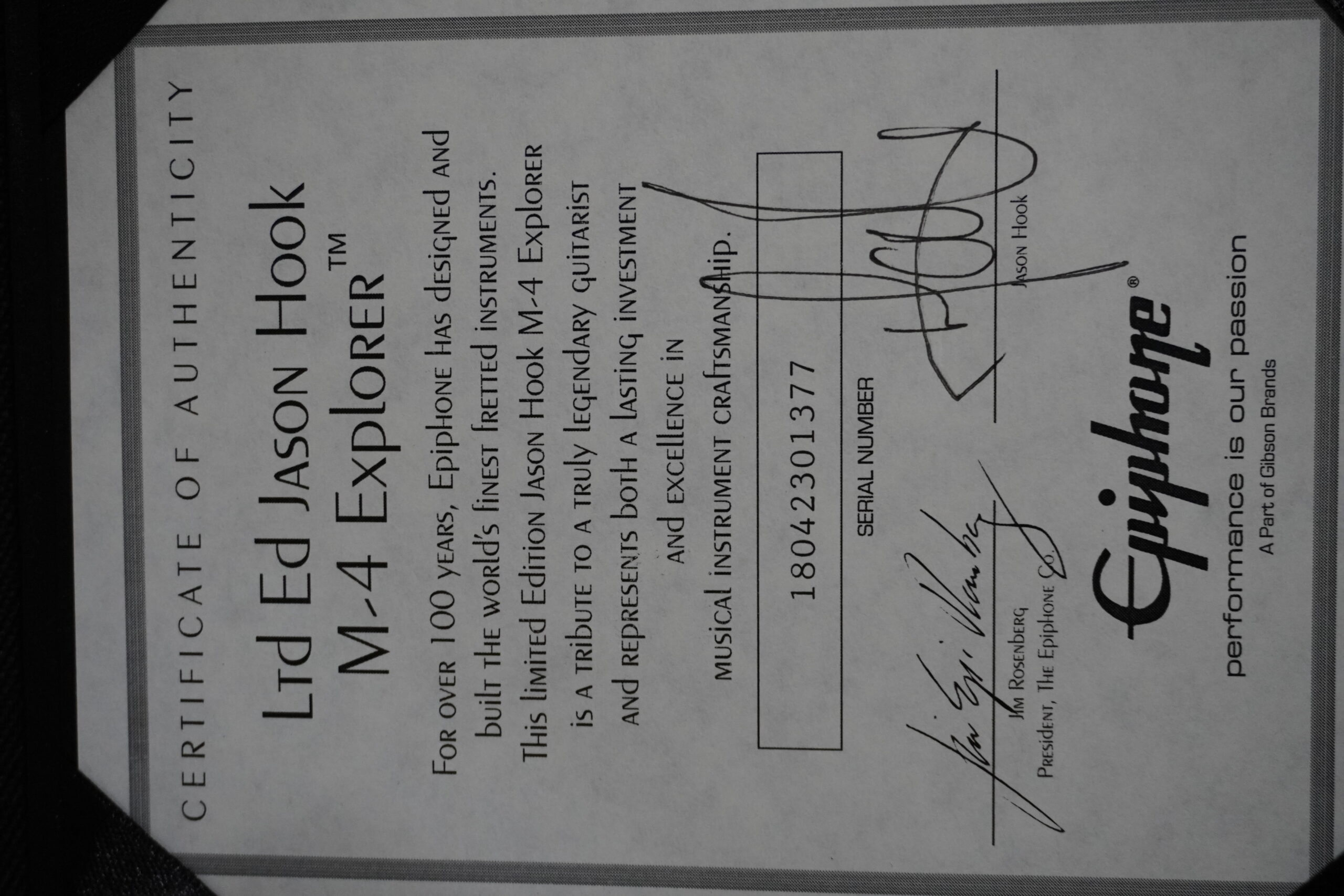 Epiphone Jason Hook Exploler M4 - 画像 (3)